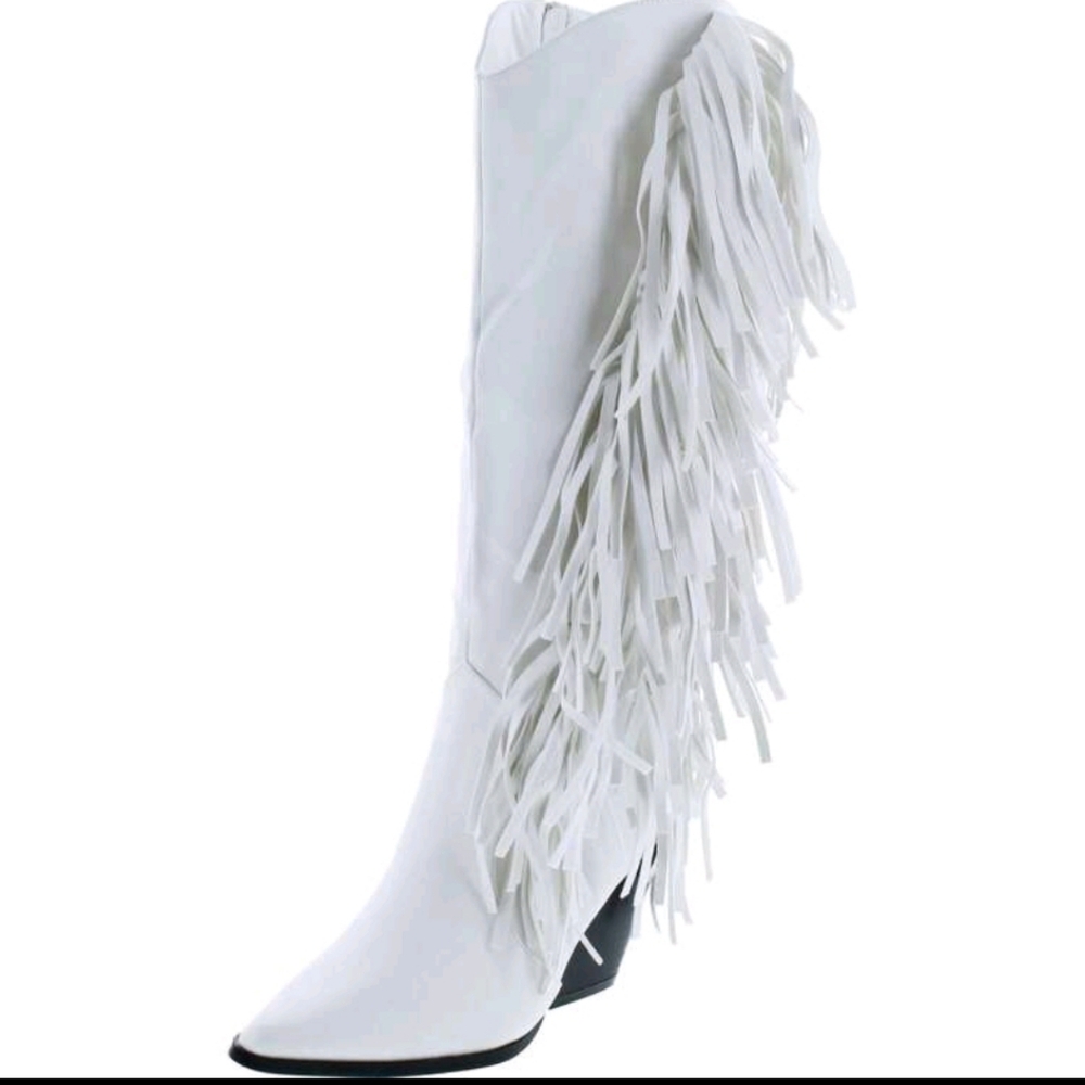 NEW WOMENS COWBOY MID-CALF BOOTS W/CHUNKY BLOCK HEELS - Picture 1 of 6